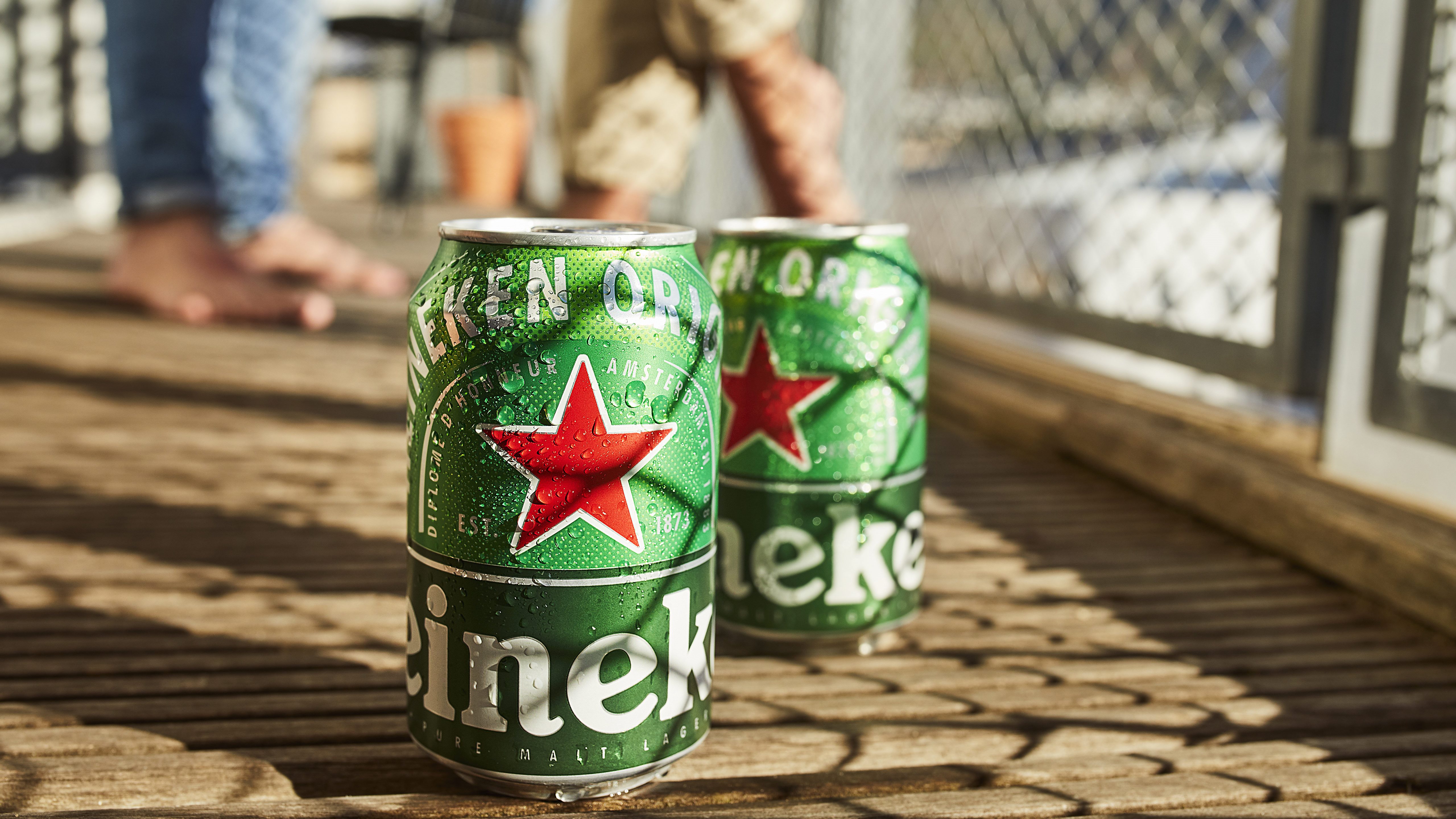 Heineken green can